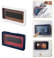 Punch Bathroom Phone Case Waterproof Mobile Phone Holder Wall Mounted Storage Box Lazy People Hands Gadget 2106268984977
