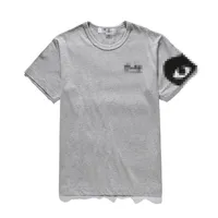 Designer TEE Men&#039;s T-Shirts CDG COM des GARCONS Brand Logo Short Sleeve Grey T-shirt XL