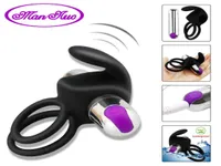 Sexy Costumes Man nuo Vibrating Penis Rings Silicone Cock Ring with USB Charging Vibrators Delay Ejaculation Sex Toys for Men Mast2459540