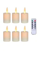 Bougies 6pcs Simulation électriques Candle Lautres à LED sans flamme 4861927