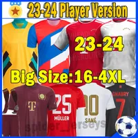 New 21 22 Bayern Munich maglia da calcio Fans versione del giocatore Soccer Jerseys 2020 2021 Sané Lewandowski Davies Muller Gnabry uomini+bambini kit camicia da football