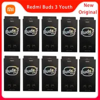 Mobiltelefonörlurar 3/6/10 st Redmi Buds 3 Youth Edition Xiaomi Earphone TWS Wireless Bluetooth 5.2 Gaming Headset Touch Control Earbjudningar 3 Lite W0308