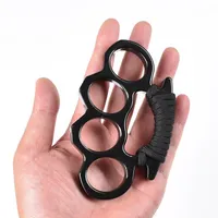 four Fingers Brand ARIVAL Hard alloy Black KNUCKLES DUSTER BUCKLE Male and Female Self-defense Knuckle clasp321w