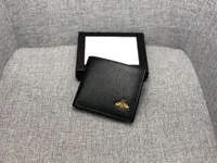 Hochwertige Herren Brieftasche Cowide Material Designer Geldbeutel Slim Fold Wallets Kartenhalter Genauer Leder Kreditmünze mit Originalbox