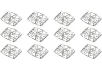 Napkin Rings Silver Ringsnapkin houders voor stoffen NapinSmetal Ring Bruiloft Receptie Tabel Decoratie1655549