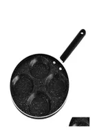 Pans Fourhole Frying Pot Épaissine Pouvre d'omelette antiadhésive Steak de crêpe à œufs Cuisine Breakfast Maker Drop Livrot Home Garden Kit9419168