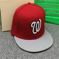 2021 Ciudad Washington sombreros carta w fresco cap beisbol vuxen pico plana hat ajustada hip hop hombres mujeres completa cerrrad242k