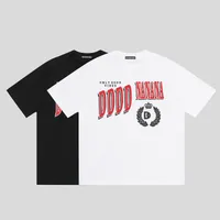 DSQ PHANTOM TURTLE Mens Designer T shirt Italian Milan Fashion Logo Print T-shirt Summer Black White T-shirt Hip Hop Streetwear 100% Cotton Tops Plus size 05802