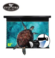 VIVIDSTORM PRO A 92nch Drop Down Motorized Screen With Ultra short Throw For UST ALR Laser Projector Ceiling Mount Suspended Sound8464965