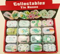 CACTUS Style Mini Pill Collectable Box Box Diy Storage Square Lipstick Small Tin 32pcsbox Q11309339816