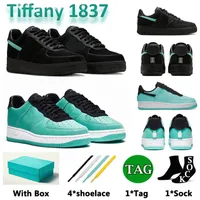 مع Box Tiffany Running Shoes One Mens Women OG Sneakers Blue Black Year of the Rabbit Skate Low Platform Shoe 36-45