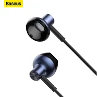 Наушники сотового телефона Baseus Bass Sound Warhphone Sport с микрофоном для xiaomi iPhone 6 Samsung Гарниза Fone de Ouvido Auriculares Mp3 W0308