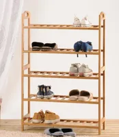 Bamboo Storage Shoe Rack Hallway Cabinet Organizer Holder 345 Layer Assemble Shoes Shelf Home Living Room Furniture Shoe Racks 27774508