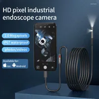 Android ISO内視鏡のデュアルレンズサイドビューフォントビューCMOSボアスコープオトスコープカメラハンドヘルドデジタル顕微鏡