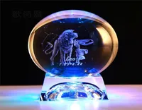 Novelty Items Clear 3D Zodiac Sign Star Crystal Ball Laser Engraved Glass Sphere Home Decor Birthday Gift Ornament3511555