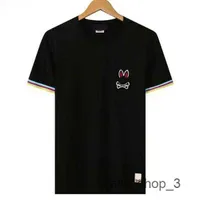 Men&#039;s T-shirts Men Tee Casual Polo Summer Slim Animal Rabbit Print Psycho Bunny Short Sailor Neck T-shirt Size 3xl 2 UOJ1