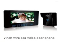 Video Door Phones 24GHZ Wireless Bell 7 Inch Color Display Screen Waterproof Smart Home Control Device Phone Doorbell Monitor7328360