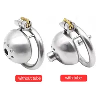 yutong CHASTE BIRD 304 stainless steel Male Chastity Device Super Small Short Cock Cage with Stealth lock Ring Toy A269232j