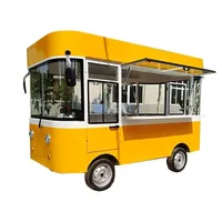 NOVO Design Ice Cream Food Truck Halal Taco Truck Vending Dining Car Waffle House Carro Electric 4 Wheels Fast Food Kiosk