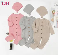 Jumpsuits LZH Autumn Clothes For Borns Baby Boys 2021 Long Sleeve Jumpsuit Babies Girls Clothing Kids Bodysuit 012 Years9338706