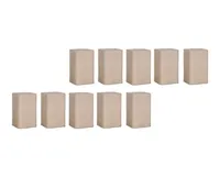 Candles 12pcs Delicate Square Shape Lamps Party Candle Lights Electric Flameless3828992