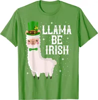 الرجال tirts llama be Irish Funny St Patricks Day Women Thirt t-shirt t-shirt