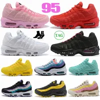 مصمم 95 Airmaxs Women Running Shoes 95s Triple Black Worldwide Air Bordeaux Neon Throwback Club Max Womens Trainers Sports Switch Sneakers