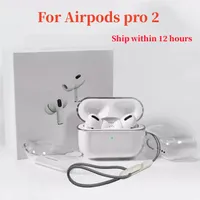 For Airpods pro 2 air 3rd Headphone Accessories Solid Silicone Cute Protective Earphone Cover Apple Wireless Charging Box Shockproof Case