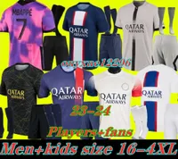 Neues 2020 2021 Kit für Erwachsene und Kinder PSG Jersey 2020 2021 mbappe VERRATTI CAVANI DI MARIA MAILLOT DE FOOT Kinder Paris Fußballtrikot für Kinder