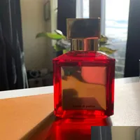 Parfüm Şişesi Promosyon Klasik Tarz Koku Maison Kırmızı 540 Ekstrait de Parfum Nötr Doğu Oud Çiçek Kokuları 70ml Cele DHIC4