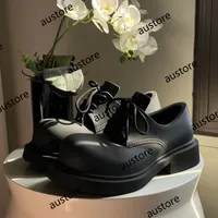 Дизайнерские стероидные дерби черные кроссовки Мужские мужские туфли Eva Extra Round Toe Lootge Material Крушне