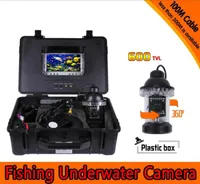 Underwater Fishing Camera Kit with 100Meters Depth 360 Panning Rotative Camera 7Inch TFT LCD Monitor Hard Plastics Case6032457
