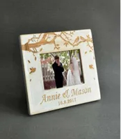 Vintage Wedding Po frame Custom Wooden Wedding Couple Pictures Frames Personalized Rustic Wedding Gift 5 inch po6679243