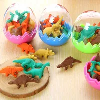 50pcs Animal Mini Erasers for Kids, Assortment Novelty Pencil Erasers Bulk  for Students Party Favor Home School Work Classroom Rewards Prizes Gift