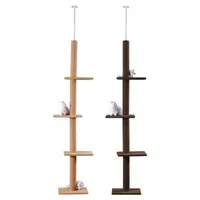 Cat Furniture Scratchers Climbing Toy House Kitten Frame Tree Playing Training For Fun Scratching Post 230309