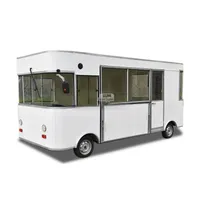 Trailer de fast food de caminhão de comida elétrica taco halal van sorvete de cachorro quente pizza carrinho de equipamentos de cozinha completa trailer de comida