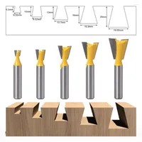 Tenon Milling Cutters Engraving Bit tail Router Cutter Woodworking Tool Hradness End