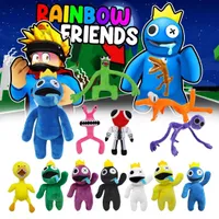 Gefüllte Plüschtiere 30 cm Ro-Blox Regenbogen Freunde Plüsch Spielzeug Cartoon Game Charakter Puppe Kawaii Blau Monster Softgefüllte Tierspielzeug für Kinder Fans