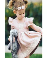 Girl039s jurken myudi kinderen voor meisjes roze prinses kinderen babykleding sukienki kanten peuter bloemjurk cadeau 14y vesti4847306