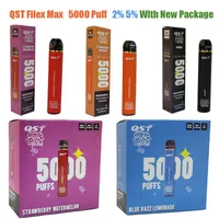 NEW IQTE Filex max 5000 Puffs Vape Pen 12ml Prefilled Pods Cartridge 850mAh Rechargeable Battery Starter Kit Vape bar xl