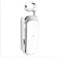 2023 New wired Bluetooth headset New on the market portable in-ear hi-fi sound quality business clip-on collar driver stretchable wearing headphones -K52
