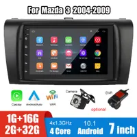 7-calowy samochód ekranowy DVD Carplay Android odtwarzacz stereo wideo MP5 MP3 FM GPS WiFi Bluetooth DVR kamera dla Mazda 3 2004-2009