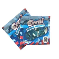Errlli Gummi Sharks упаковочные пакеты 500 мг Errlli Gummy Edibles Mylar Bags 600 мг кислых терп