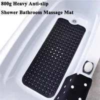 Mattor Rektangel PVC Anti-Skidbadmattor Mjuk dusch Badrum Massage Mat Sug Cup Non-Slip BathTub Mattor Stor storlek W0310
