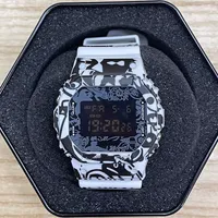 High quality Men&#039;s sports quartz digital watch 5600 detachable assembly dial Iced Out Watch Oak series waterproof world time