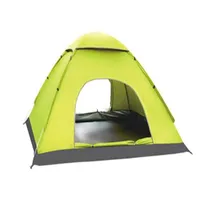 -New quality outdoor camping 2 people 2 door double waterproof glass fiber rod portable tent CTS002263I