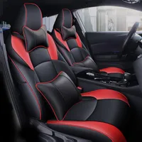 Custom Luxury Design Styling Car Seat Covers For Toyota CHR 2019-2022 Waterproof Leatherette Fit Automobile interior Full Set