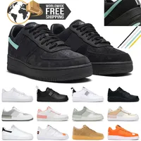 nike air force 1 uomo donna casual scarpe airforce shadow donna sneakers pale avorio pastello mistico blu navy triple bianco nero mens trainer