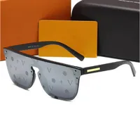 Flower Lens Sunglasses with Letter Designer Brand Sun Glasses Women Men Unisex Traveling Sunglass Black Grey Beach Adumbral V2330
