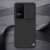 Cell Phone Cases For Xiaomi Poco F4 Case NILLKIN Texture Pro Nylon Fiber Back Shell Slide Lens Wearproof 5G Cover W0224